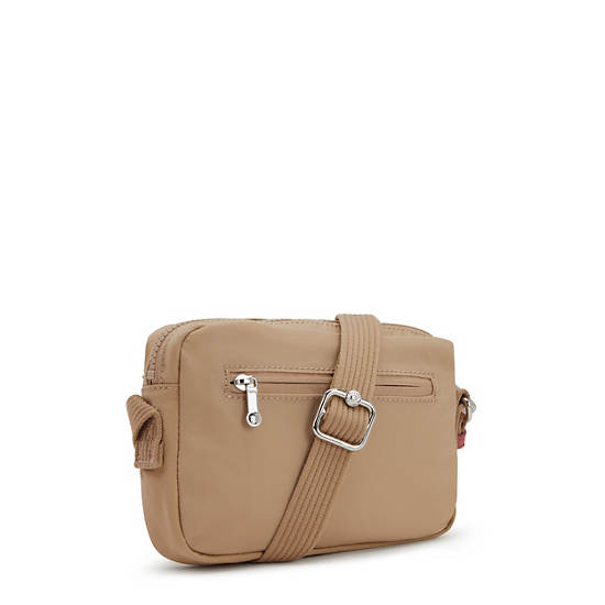 Kipling Abanu Slim Crossbody Bags Natural Beige | CA 1033TC